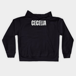 Cecelia Name Gift Birthday Holiday Anniversary Kids Hoodie